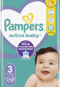 PAMPERS Active Baby pieluchy 3 6 10 kg 70 szt