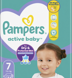 PAMPERS Active Baby pieluchy 7 15 kg 44 szt